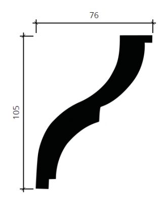 карниз 1.50.275 гибкий в интерьере