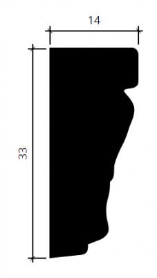 молдинг 1.51.334 в интерьере