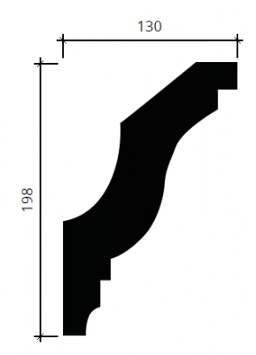 карниз 1.50.273 гибкий в интерьере