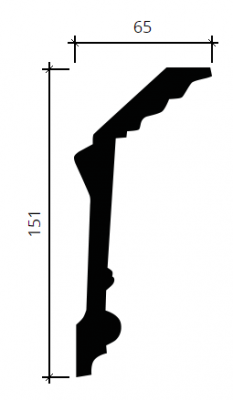 карниз 1.50.163 гибкий в интерьере